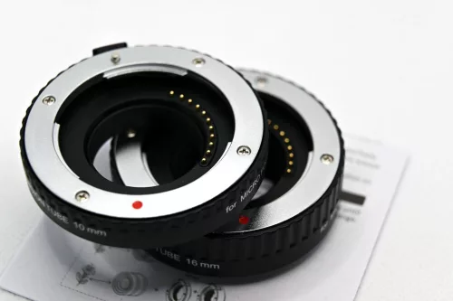 Viltrox Panasonic Micro 4/3 makró közgyűrű – elektromos makró konverter (fém változat)