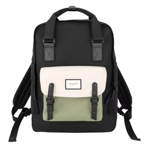 Himawari 15.6'' Laptop Hátizsák (Fekete) -zöld (1010-7)