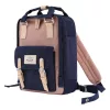 Himawari 14'' Laptop Hátizsák(Tengerészkék)-rózsaszín (188L-54)