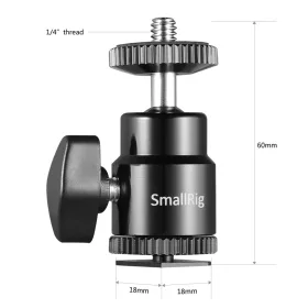   SmallRig 2059 1/4" Camera Hot Shoe Mount két darabos csomagban
