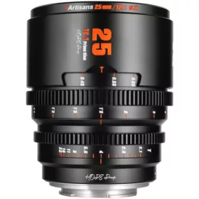   7Artisans Fujifilm FX 25mm T2.1 Manuális Cine Hope Objektív Fekete S35