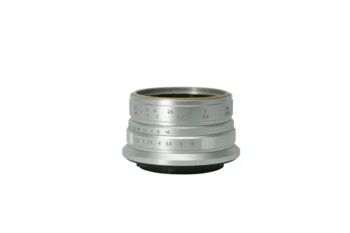 7Artisans Fujifilm FX 25mm F1.8 Silver – manuális objektív