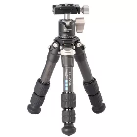  Leofoto Ranger LS-223C karbon/szénszálas mini tripod + LH-25 gömbfej