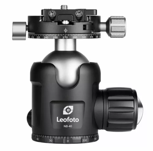 Leofoto NB-40 gömbfej + NP-50 Arca-Swiss gyorscseretalp