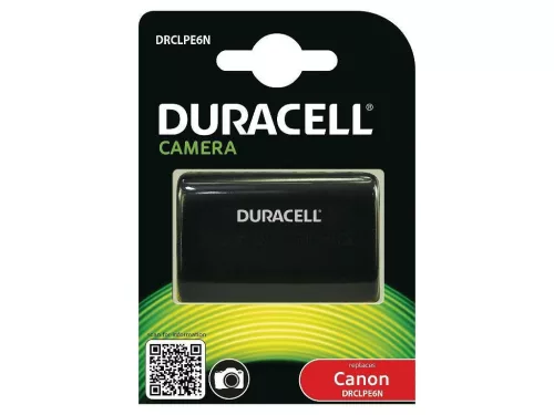 Duracell fényképezőgép akkumulátor (DRCLPE6N) - Canon LP-E6N kompatibilis