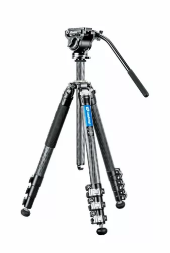 Leofoto Manba LV-284C karbon/szénszálas tripod + BV-5 gömbfej