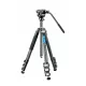 Leofoto Manba LV-284C karbon/szénszálas tripod + BV-5 gömbfej
