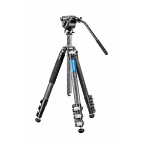   Leofoto Manba LV-324C karbon/szénszálas tripod + BV-10 videófej