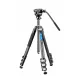 Leofoto Manba LV-324C karbon/szénszálas tripod + BV-10 videófej