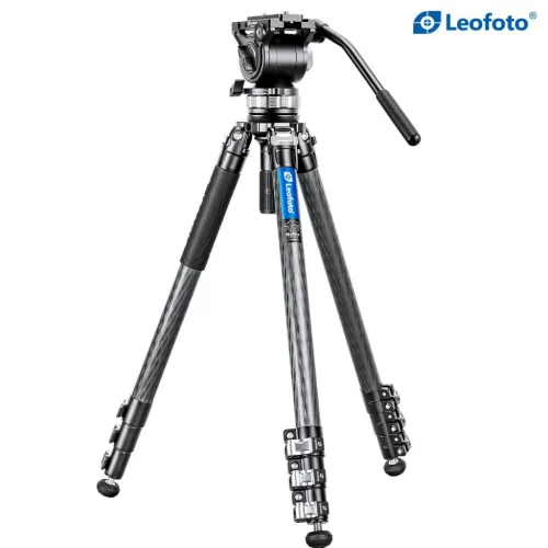 Leofoto Manba LVM-324C karbon/szénszálas tripod + BV-15 videófej