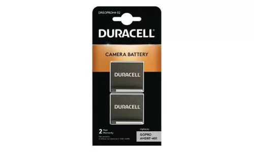 Duracell akciókamera akkumulátor (DRGOPROH4-X2) - GoPro Hero 4 kompatibilis (2 db)