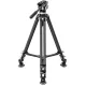 Leofoto King Kong LVC-253C karbon/szénszálas tripod + BV-15 videófej