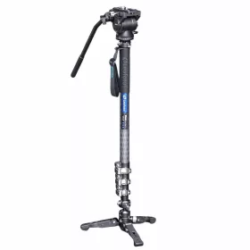   Leofoto MV-324CL szénszálas videós monopod + BV-10 videófej