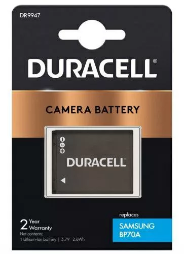 Duracell fényképezőgép akkumulátor (DR9947) - Samsung BP70A kompatibilis