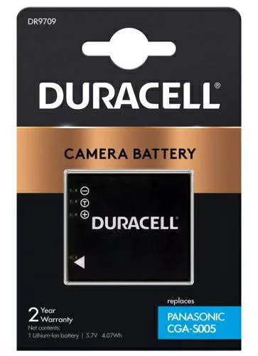 Duracell fényképezőgép akkumulátor (DR9709) - Panasonic CGA-S005 kompatibilis