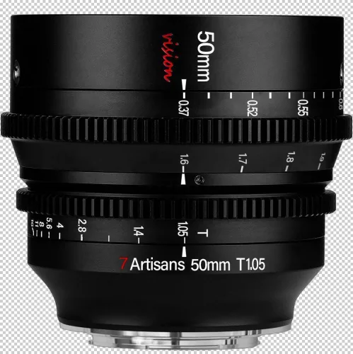 7Artisans Sony E Vision 50mm T1.05 – filmes objektív
