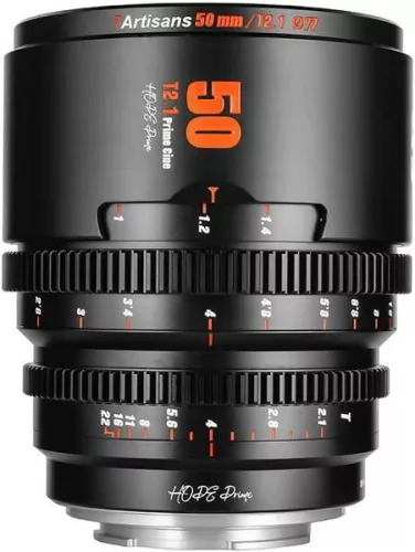 7Artisans Sony E Hope Prime 50mm T2.1 – manuális filmes objektív