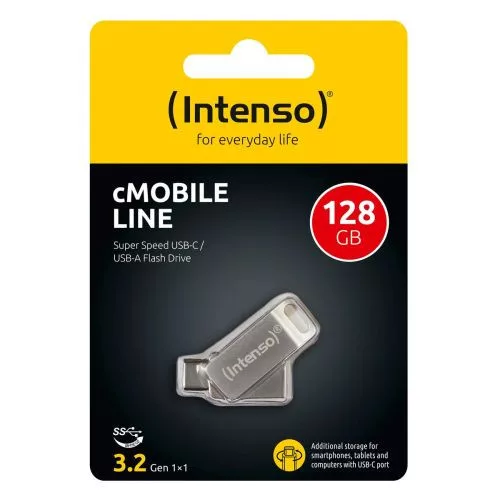 Intenso Pendrive 128GB cMobile Line USB 3.2 (ezüst)