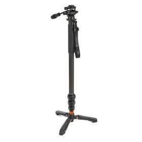   3 Legged Thing Legends Lance 2.0 monopod szett [DOCZ2 talp + AH Trinity videófej] (matt fekete)