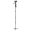 3 Legged Thing Legends Lance 2.0 monopod szett [DOCZ2 talp + AH Trinity videófej] (matt fekete)