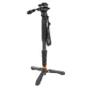 3 Legged Thing Punks Taylor 2.0 monopod szett [DOCZ2 talp + AH Trinity videófej] (matt fekete)