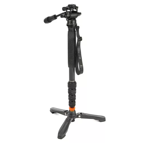 3 Legged Thing Punks Taylor 2.0 monopod szett [DOCZ2 talp + AH Trinity videófej] (matt fekete)
