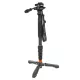 3 Legged Thing Punks Taylor 2.0 monopod szett [DOCZ2 talp + AH Trinity videófej] (matt fekete)