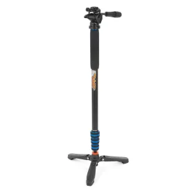   3 Legged Thing Punks Trent 2.0 monopod szett [DOCZ2 talp + AirHed Trinity videófej] (fekete-kék)
