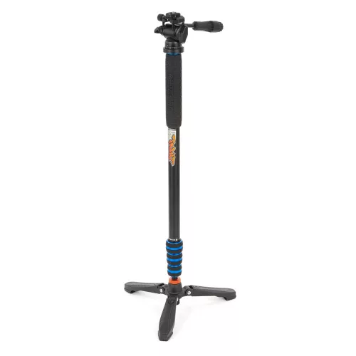 3 Legged Thing Punks Trent 2.0 monopod szett [DOCZ2 talp + AirHed Trinity videófej] (fekete-kék)