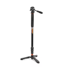   3 Legged Thing Punks Trent 2.0 monopod szett [DOCZ2 talp + AirHed Trinity videófej] (fekete-palaszürke-kék)