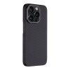 Tactical iPhone 15 Pro Okostelefon tok Magforce Aramid - Fekete