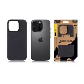   Tactical iPhone 16 Pro okostelefon tok Magforce Aramid - Fekete