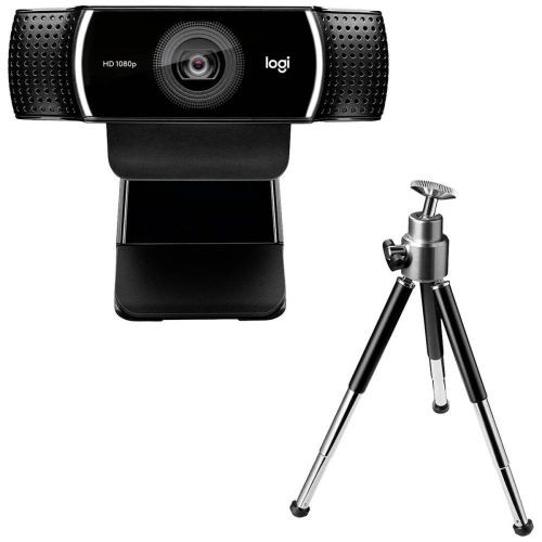 Logitech C922 HD Pro Stream Full HD webkamera asztali állvánnyal (fekete)