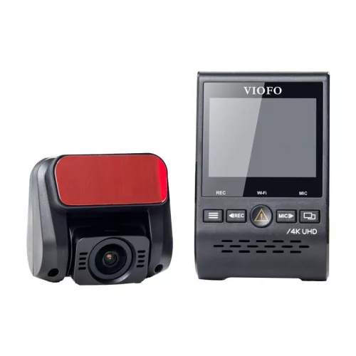 VIOFO A129 PRO DUO-G autós menetrögzítő kamera 4K + 1080p WiFi, GPS (fekete)