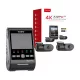 VIOFO A229 PRO 3CH autós menetrögzítő kamera 4K + 2K + 1080P WiFi, GPS (fekete)