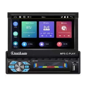   Podofo A3012 autómonitor 9" CarPlay & Android Auto, Bluetooth, GPS, WiFi, USB