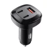 Acefast Autós Töltő, 66W, 2x USB-C + /USB Csatlakozó (B3)