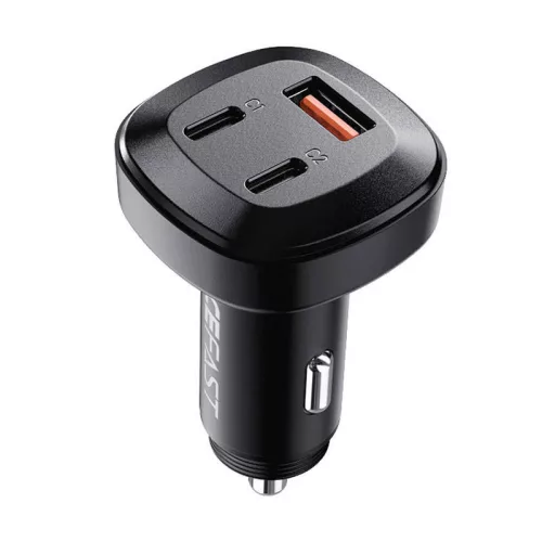 Acefast Autós Töltő, 66W, 2x USB-C + /USB Csatlakozó (B3)