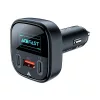 Acefast Autós Töltő, 101W, 2x USB-C + USB, OLED Kijelzővel (B5)