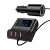 Acefast Autós Töltő, 3x USB + USB-C, 90W (B8)
