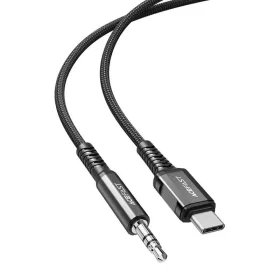   Acefast USB-C - 3,5mm Jack Átalakító Kábel, 1.2m, (Fekete) (C1-08-black)