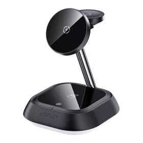   Acefast 3in1 Vezeték Nélküli Töltő LED Tartóval (E16-black)