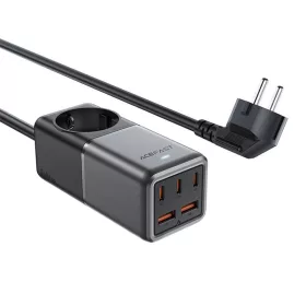   Acefast GaN Asztali Elosztó, 3xUSB-C, 2xUSB-A, 75W (Z2-black)