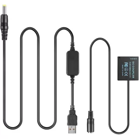   Panasonic DMW-BLG10E BLG10 akkumulátor adapter - BLG10 USB folyamatos töltő akkumulátor