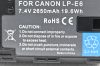 Canon LP-E6 akkumulátor