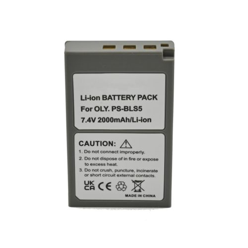 Olympus PS-BLS5 2000mAh Akkumulátor -Battery