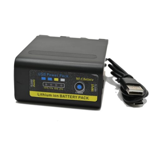 Sony NP-F990 10400mAh USB-C Akkumulátor -Type-C Battery
