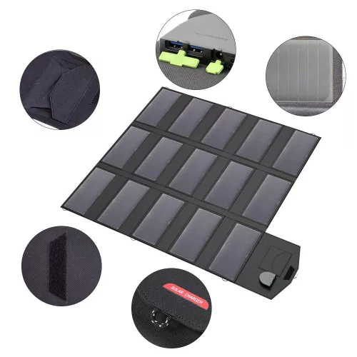 Allpowers 100W Napelemes Panel Hordozható Töltéshez (AP-SP-012-BLA)