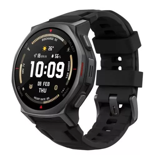 Amazfit T-Rex 3 Pro NFC, 44mm – szilikon szíj, Tactical (fekete)