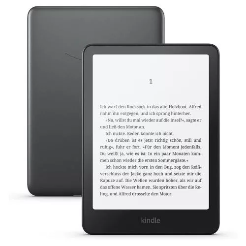 Amazon Kindle Paperwhite Signature Edition 2024, 7" (12. generáció) e-könyv olvasó, reklámmentes, 32GB, Metallic Fekete